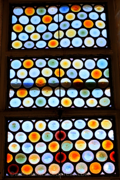 Stained glass window - circles
