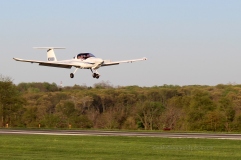 Plane landing at Sky Manor Airport